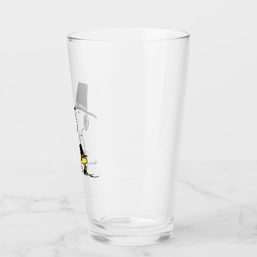 Snoopy & Woodstock Pilgrim Glas (Links)
