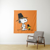 Snoopy & Woodstock Pilgrim Wandteppich (Beispiel)