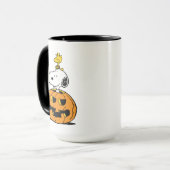Snoopy & Woodstock Pumpkin Tasse (Vorderseite Links)