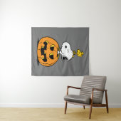 Snoopy & Woodstock Pumpkin Wandteppich (Beispiel (Horizontal))
