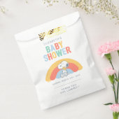 Snoopy & Woodstock Rainbow Baby Shower Favor Bag Geschenktütchen (Versiegelt)