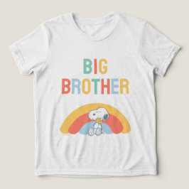 Snoopy & Woodstock Rainbow Baby Shower Tri-Blend S Tri-Blend Shirt