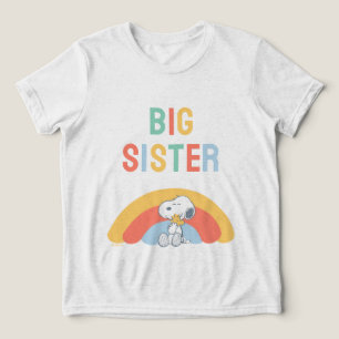 Snoopy & Woodstock Regenbogen-Baby-Party Tri-Blend Shirt