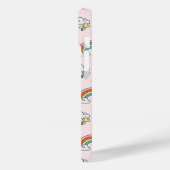 Snoopy & Woodstock Regenbogen Herzmuster Case-Mate iPhone Hülle (Rückseite / Links)