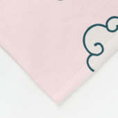 Snoopy & Woodstock Regenbogen Herzmuster Fleecedecke (Ecke)