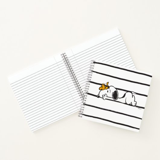 Snoopy & Woodstock | Smile Giggle Laugh Notizblock (Innenseite)