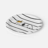 Snoopy & Woodstock | Smile Giggle Laugh Pappteller (Schrägansicht)