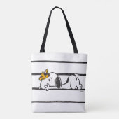 Snoopy & Woodstock | Smile Giggle Laugh Tasche (Rückseite)