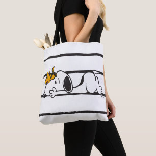 Snoopy & Woodstock   Smile Giggle Laugh Tasche