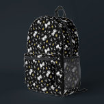 Snoopy & Woodstock Spaß & Blume Bedruckter Rucksack<br><div class="desc">Schauen Sie sich dieses super niedliche Design an,  mit dem Snoopy & Woodstock aufhört,  die Blume zu riechen.</div>