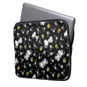 Snoopy & Woodstock Spaß & Blume Laptopschutzhülle (Vorderseite Links)