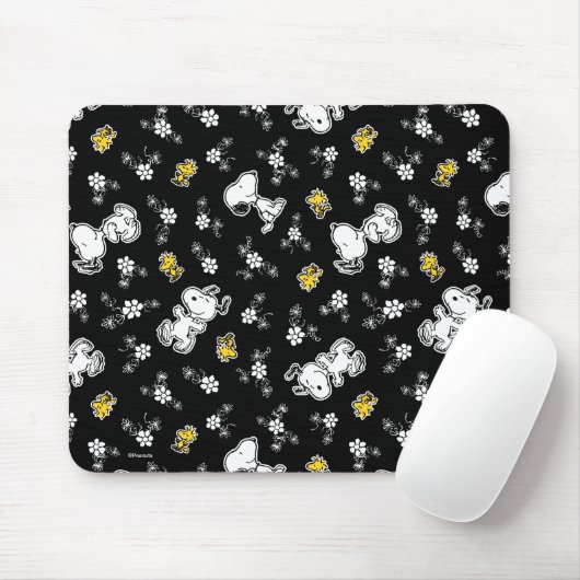 Snoopy & Woodstock Spaß & Blume Mousepad (Mit Mouse)