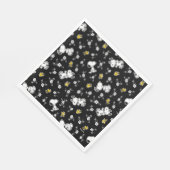 Snoopy & Woodstock Spaß & Blume Serviette (Ecke)