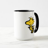 Snoopy & Woodstock Spaß & Blume Tasse (VorderseiteRechts)
