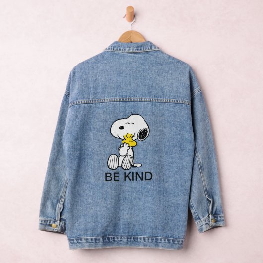 Snoopy & Woodstock-Umarmung Jeansjacke (Hangar)