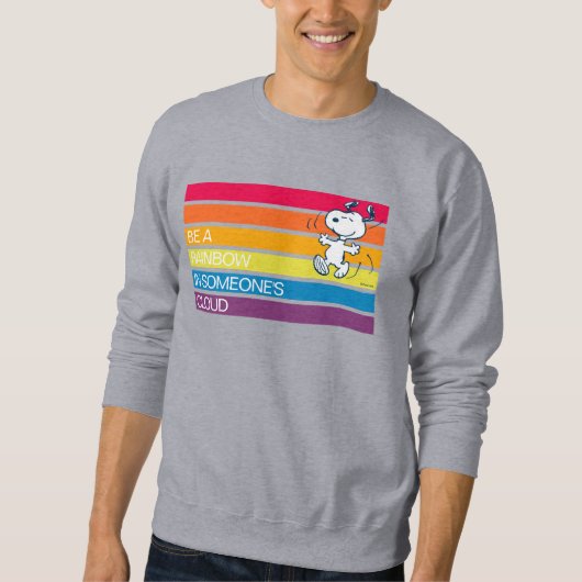 Snoopy | Zeigen Sie immer Ihre wahren Farben an Sweatshirt (Vorderseite)