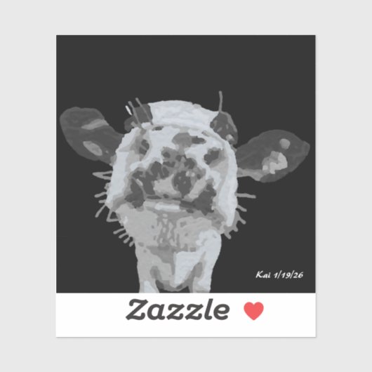 Snoot Boop, Animal Aufkleber (Blatt)