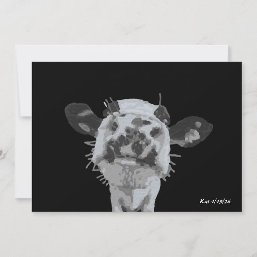 Snoot Boop, Animal Einladung (Vorderseite)