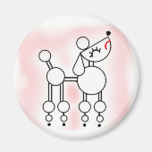 Snooty Poodle Magnet (Vorne)