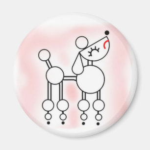 Snooty Poodle Magnet