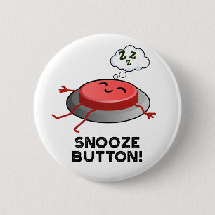 Snooze Button Funny Sleeping Puff