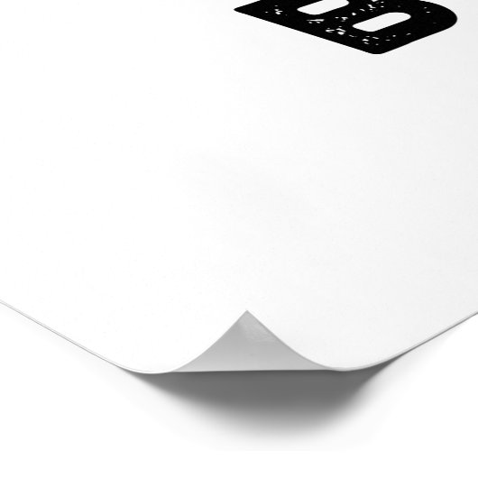 Snooze Button Funny Sleeping Puff Poster (Ecke)