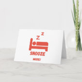 Snooze Fashion Karte (Vorderseite)