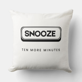 Snooze | Zehn Minuten Mehr Kissen