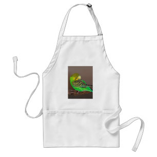 Snoozing Budgie Apron Schürze