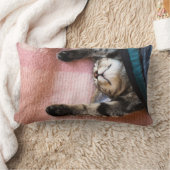 Snoozing Kätzchen Lendenkissen (Decke)