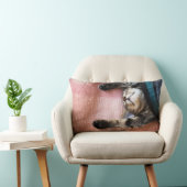 Snoozing Kätzchen Lendenkissen (Stuhl )