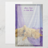 Snoozing Miezekatze-Briefpapier Briefpapier (Vorne/Hinten)