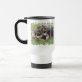 Snoozing Schnauzer-Reise-Tasse Reisebecher (Links)