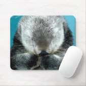 Snoozing Seeotter Mousepad (Mit Mouse)