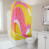 Snoozing Whiskers Duschvorhang (Beispiel)