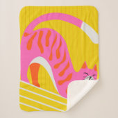 Snoozing Whiskers Sherpadecke (Vorderseite)