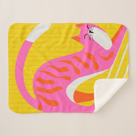 Snoozing Whiskers Sherpadecke (Vorderseite (Horizontal))