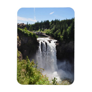 Snoqualmie Fall in Washington-Staat Magnet