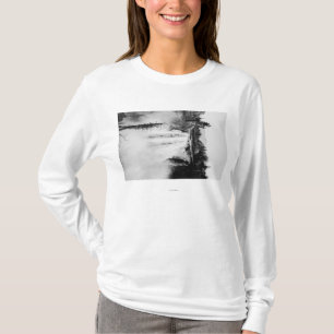 Snoqualmie Fälle und Häuschen, Washington T-Shirt