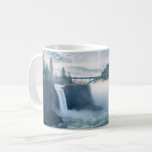 Snoqualmie Falls Kaffeetasse (Vorderseite Links)