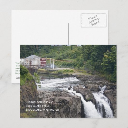 Snoqualmie Falls Postcard Postkarte (Vorne/Hinten)