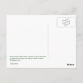 Snoqualmie Falls Postcard Postkarte (Rückseite)