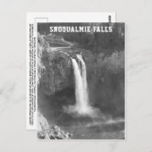 Snoqualmie Falls Postcard Postkarte (Vorne/Hinten)