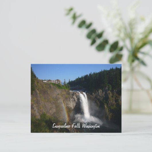 Snoqualmie Falls Postkarte (Stehend Vorderseite)