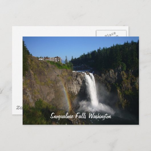 Snoqualmie Falls Postkarte (Vorne/Hinten)