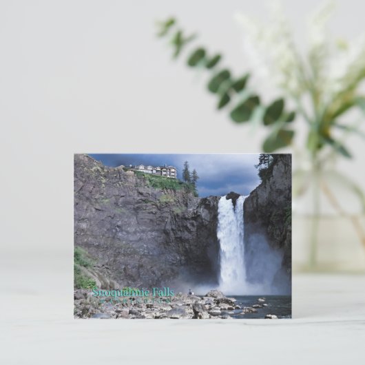 Snoqualmie Falls Postkarte (Stehend Vorderseite)