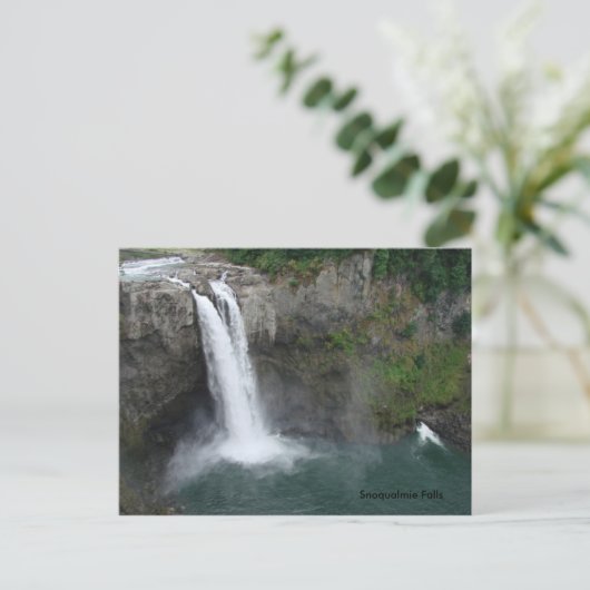 Snoqualmie Falls Postkarte (Stehend Vorderseite)