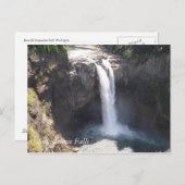 Snoqualmie Falls Postkarte (Vorne/Hinten)