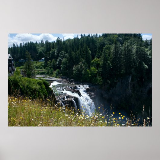 Snoqualmie Falls Print Poster (Vorne)