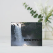 Snoqualmie Falls, Seattle Postkarte (Stehend Vorderseite)